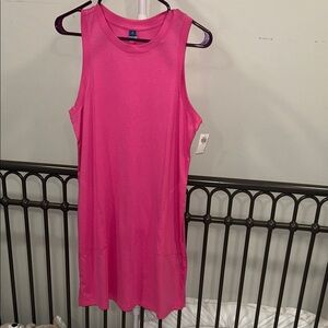 Old Navy Hot Pink Crewneck Sleeveless Top
